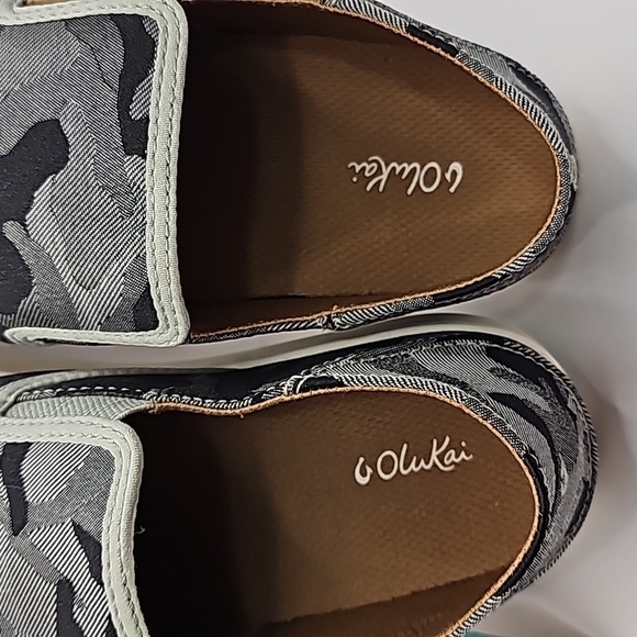 Olukai Pehuea Pa'i Womens Soft Pink/Ke Au Camo Slip-on Shoe Loafer size 10 women - Picture 6 of 8